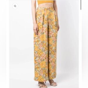 Faithfull The Brand Circa Floral-Print Linen Trousers